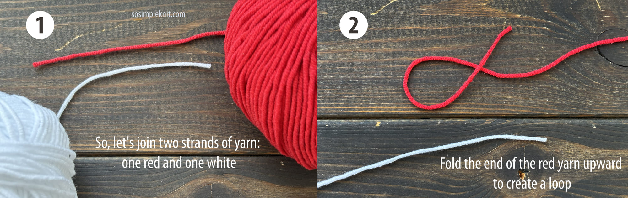 how to join yarn in knitting